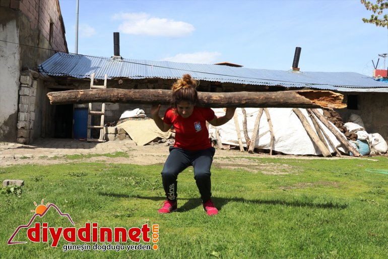 sporcuları Kayaklı bahçesine sığdırıyor antrenmanlarını koşu evlerinin 2