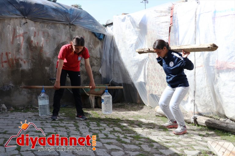 sığdırıyor bahçesine koşu Kayaklı antrenmanlarını evlerinin sporcuları 6