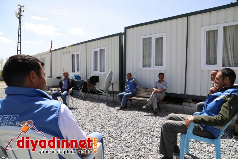 - için depremzedeler Başkale