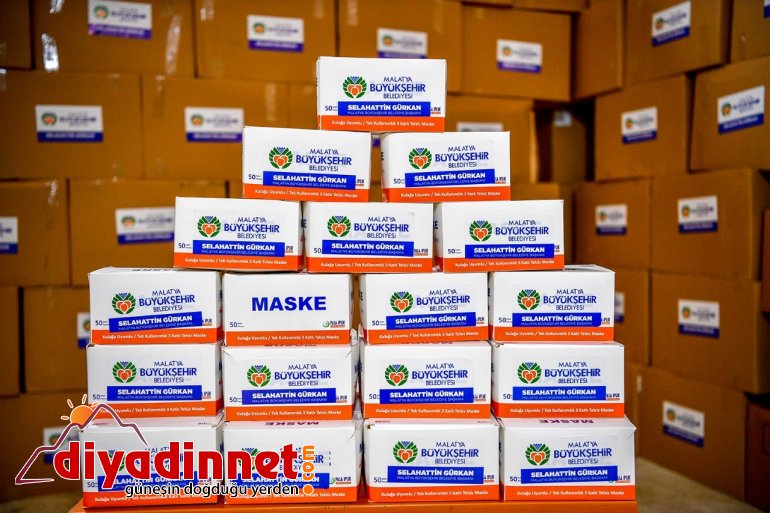 Malatya’dan Ağrı'ya 40 bin maske gönderildi