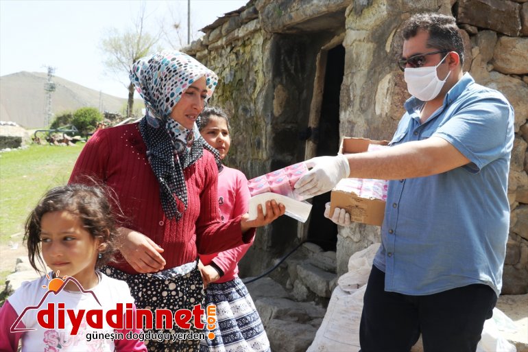  ve maske ücra köylerde sabun ekibi - en Vefa dağıtıyor AĞRI 5