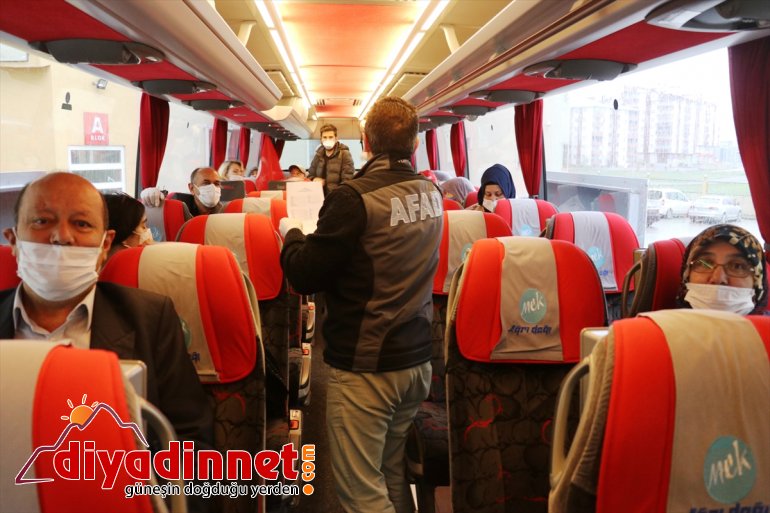 vedalaşması süresi karantina dolan vatandaşların duygulandırdı Ağrı