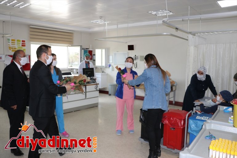 sürpriz sağlıkçılara Günü