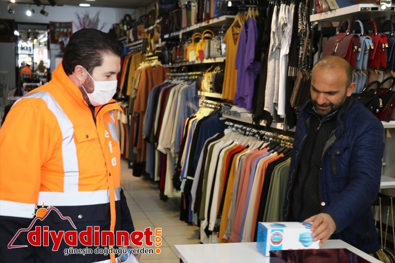 maskeleri Belediyesi, vatandaşlara Ağrı ulaştırdı ürettiği 7