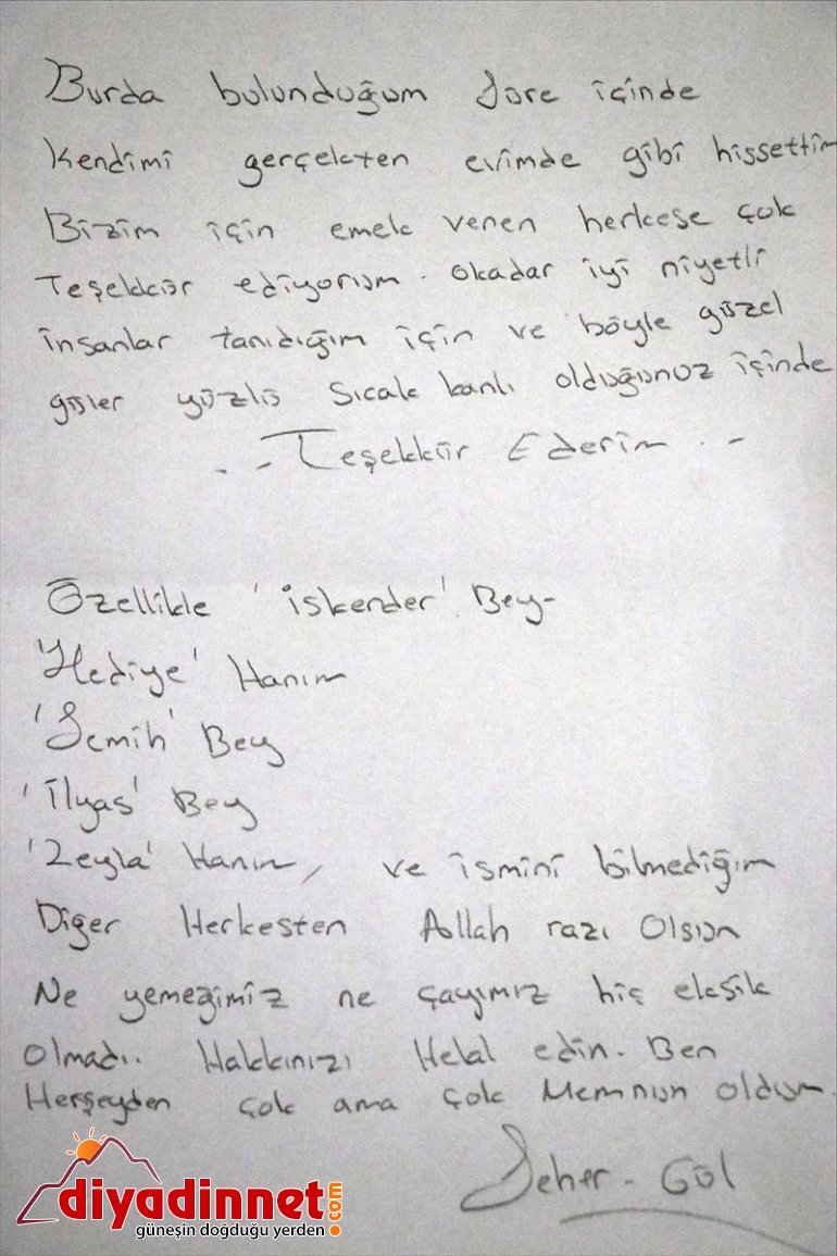 anlattı mektuplarla alınan Ağrı