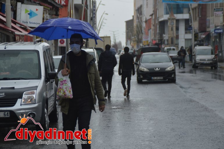 sağanak yaşamı olumsuz Ağrı