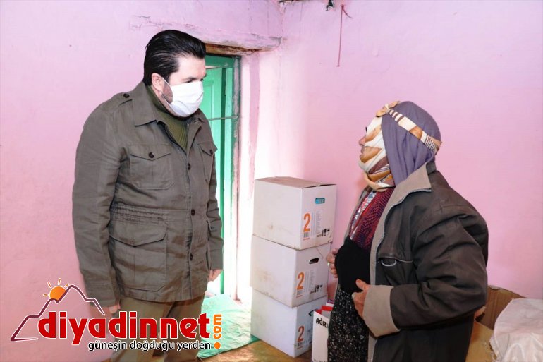 istedi helallik yaşlı Başkanı gittiği Belediye Ağrı Sayan, ziyarete kadından 3