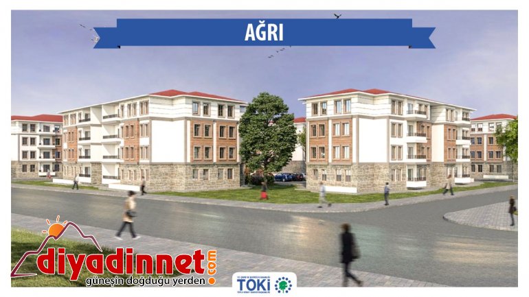 TOKİ’nin Ağrı’da yapacağı 300 konut için ihale tamamlandı