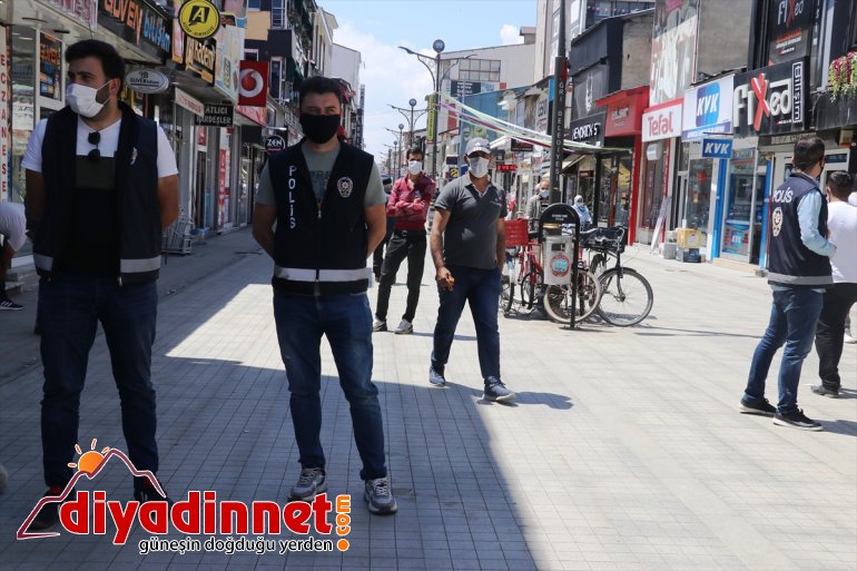 polislerden maske denetimi Ağrı