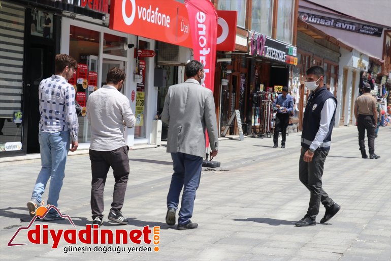 maske polislerden Ağrı