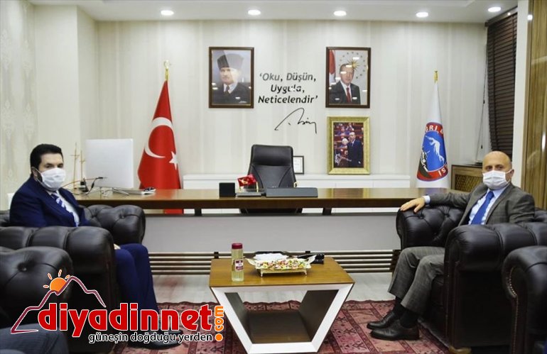 Ağrı Valisi Varol, Belediye Başkanı Sayan'ı ziyaret etti