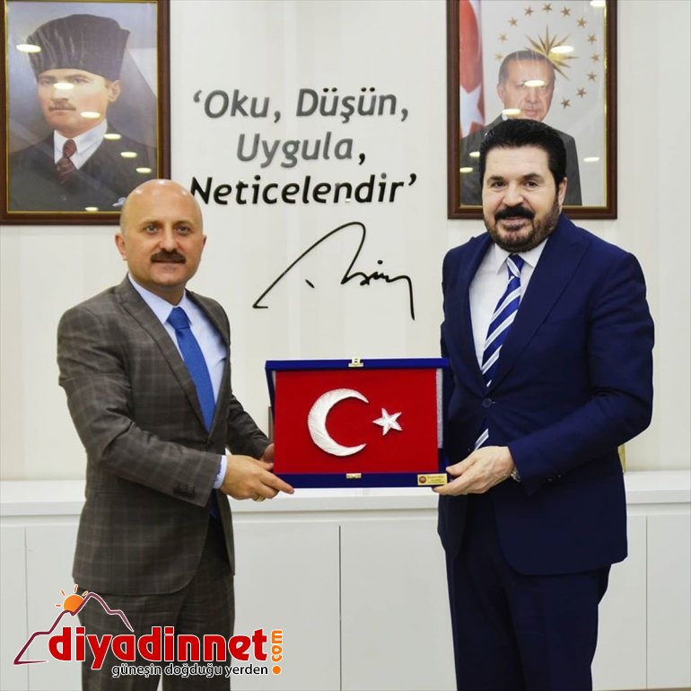 Valisi ziyaret Başkanı Sayan
