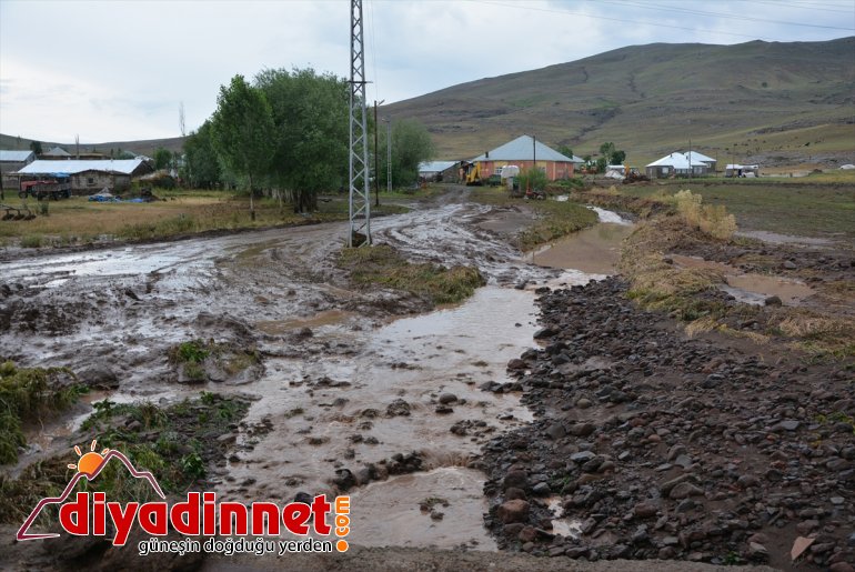 köylerde hasara Ağrı