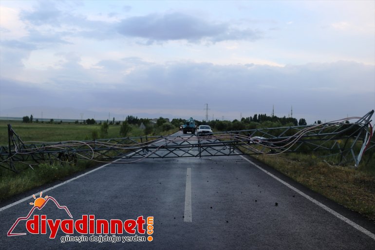 direği aksattı otomobilin Ağrı