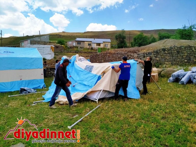 köyde selden sarılıyor zarar Ağrı