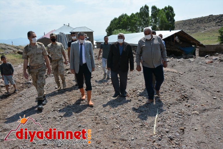 2 2 zarar yıkıldı tarım gördü, bin dekar Ağrı