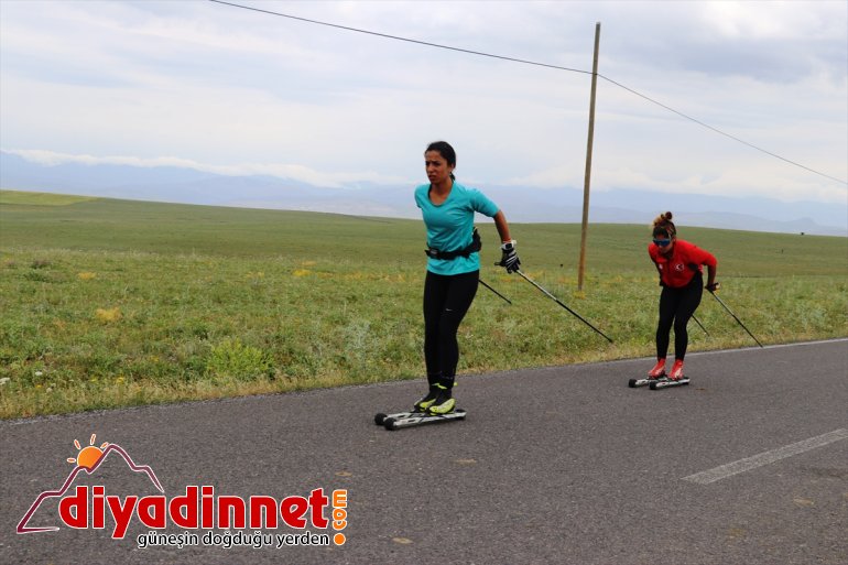 koşucular, olimpiyat asfaltta AĞRI kayaklı kotası Milli için döküyor - ter 3