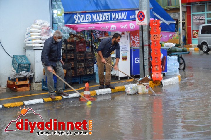 Ağrı da sağanak etkili oldu2