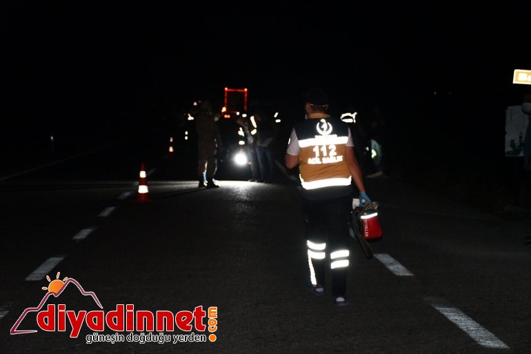 Ağrı da tırın çarptığı yaşlı adam öldü2