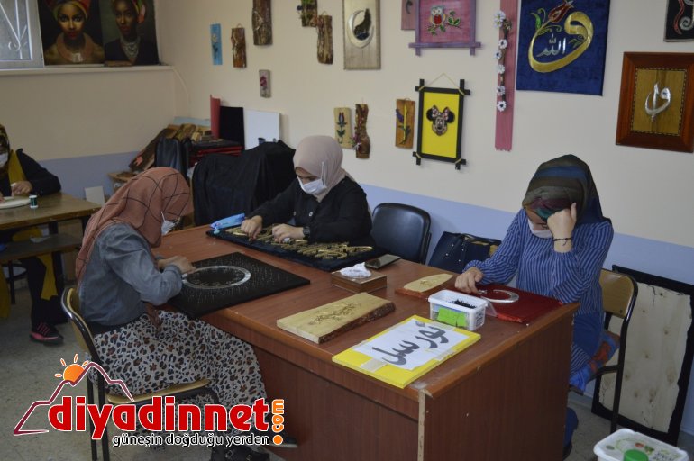 Ağrılı kadınlar halk eğitim kursları ile meslek sahibi oluyor