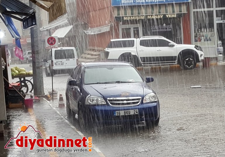 AĞRI etkili sağanak Eleşkirt