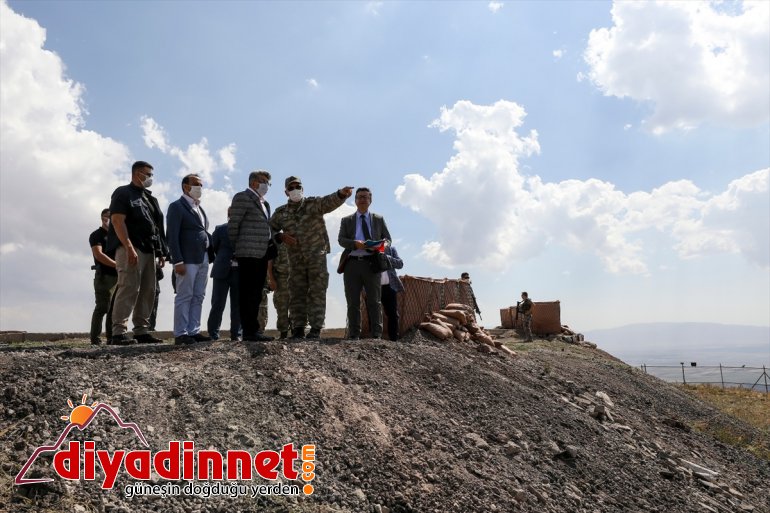 yapımı inceledi güvenlik sınırında Türkiye-İran duvarını süren Bilmez, Valisi Van 6