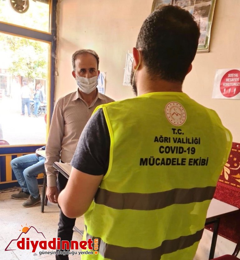 Ağrı da karantina kuralını ihlal eden kişiye bin lira ceza5