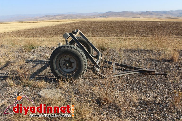 Ağrı da traktör devrildi yaralı4