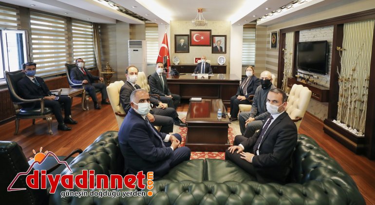 Ağrı Valisi Osman Varol Ankara’dan Gelen Heyetle Bir Araya Geldi