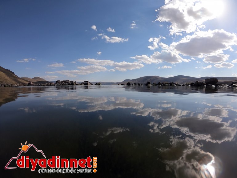 balık IĞDIR - yavrularıyla Gölü, Doğal akvaryuma Balık şenlendi dönüşen 2