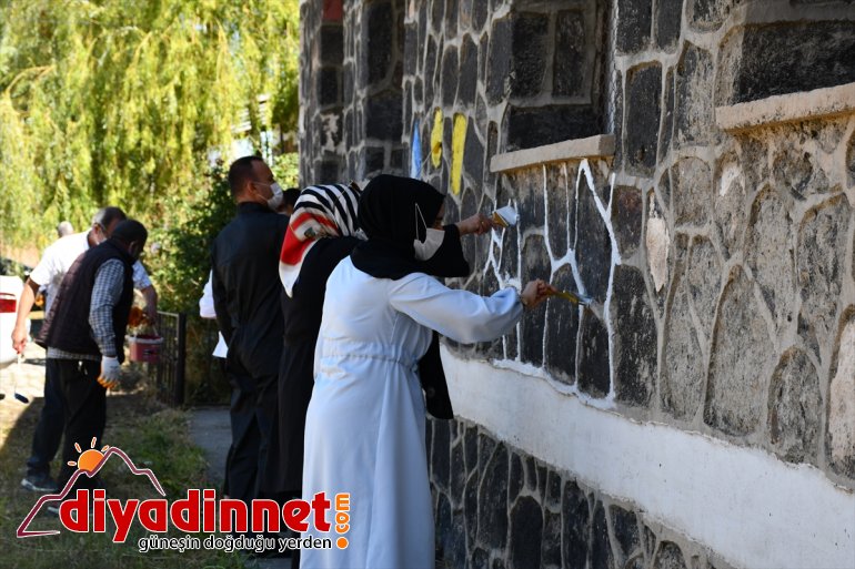okulları eğitime boyayarak yüz yüze AĞRI rengarenk - Fedakar öğretmenler hazırlıyor 2