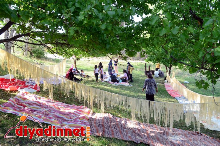 sofralarını Kadınlar kış erişte mesaisinde süsleyecek 4