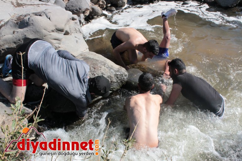 Olta ve ağ kullanmadan balık avlıyorlar5