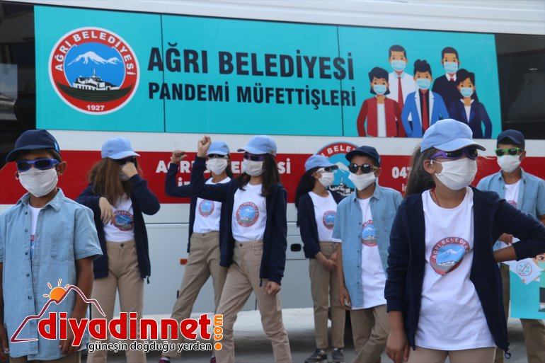 AĞRI müfettişleri savaşa başladı çocuklar, Pandemi karşı - Kovid-19