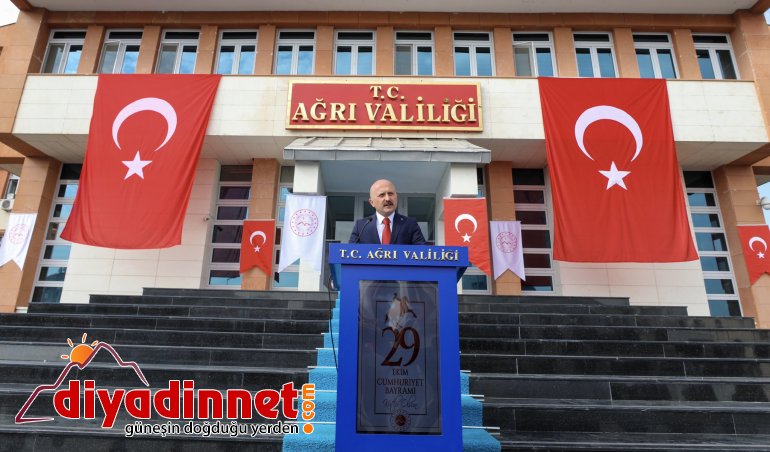 29 Ekim Cumhuriyet Bayramı Ağrı'da Coşkuyla Kutlandı