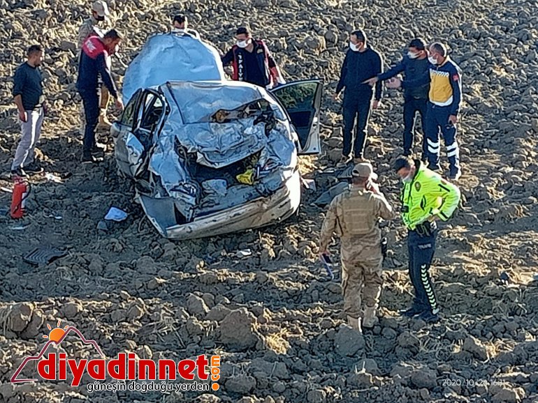 Ağrı'da otomobil devrildi: 1 ölü, 1 yaralı