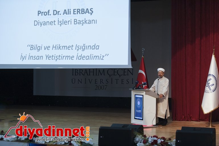 İşleri Diyanet verdi: Başkanı konferans Erbaş, Ali Ağrı
