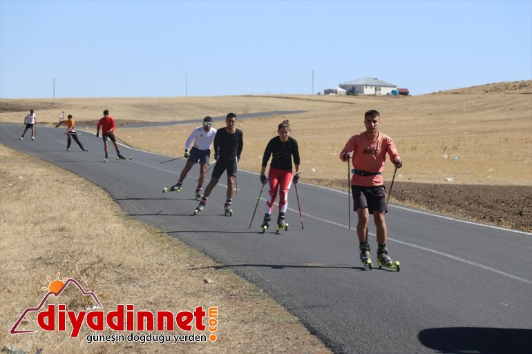 AĞRI güç asfaltta - depoluyor olimpiyat kayakçılar hedefiyle Milli 11