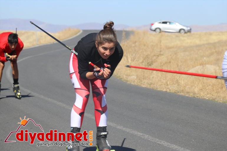 güç kayakçılar olimpiyat AĞRI Milli asfaltta depoluyor hedefiyle - 14