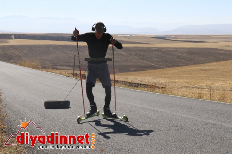 Milli kayakçılar asfaltta olimpiyat hedefiyle AĞRI güç - depoluyor 19