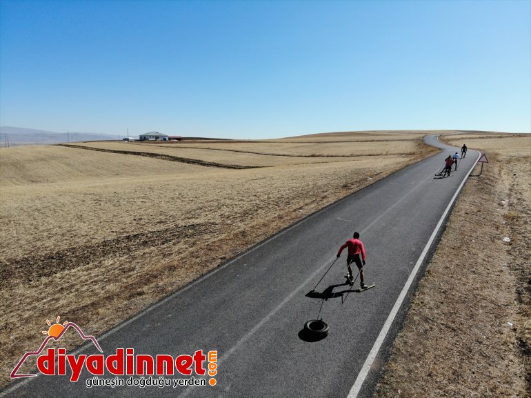 AĞRI olimpiyat güç - hedefiyle depoluyor Milli kayakçılar asfaltta 4