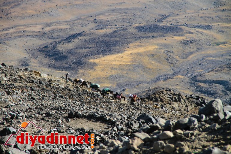 yükünü dağcıların Çatısına Türkiye