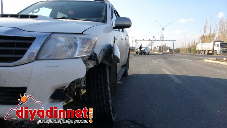 Ağrı da hız yapan araç kazaya sebep oldu6