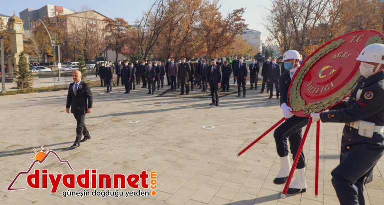 Ağrı da Kasım Atatürk ü anma töreni düzenlendi4
