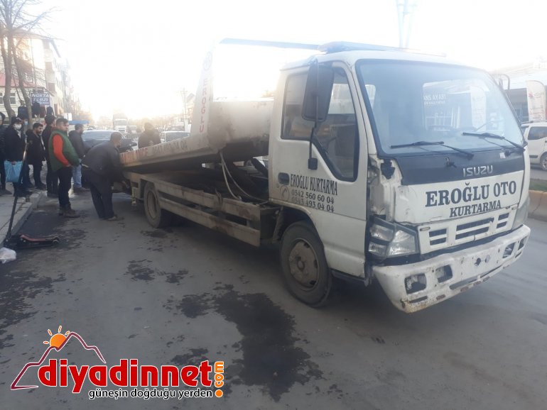 Ağrı da maddi hasarlı kaza3