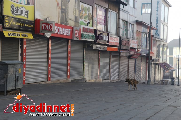 Ağrı da sokağa çıkma kısıtlamasına uyuluyor2