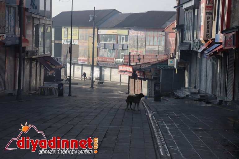 Ağrı da sokağa çıkma kısıtlamasına uyuluyor6