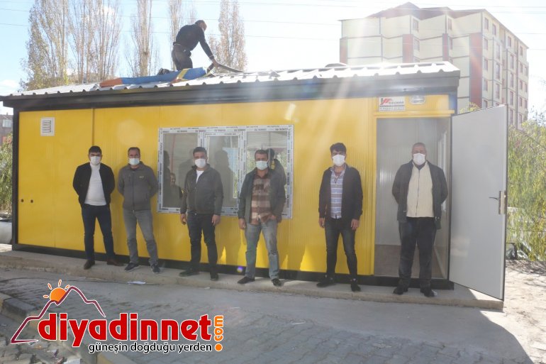 Ağrı Diyadin deki merkez taksi durakları yenileniyor2