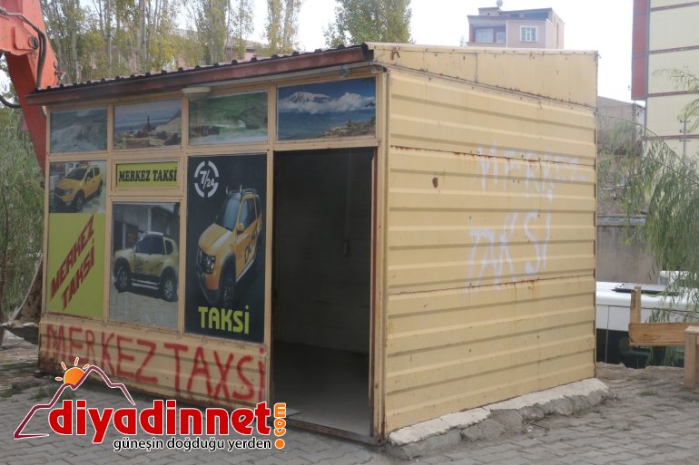 Ağrı Diyadin deki merkez taksi durakları yenileniyor6