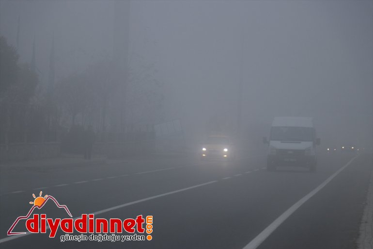 yoğun sürücülere anlar etkili olan sis Ağrı